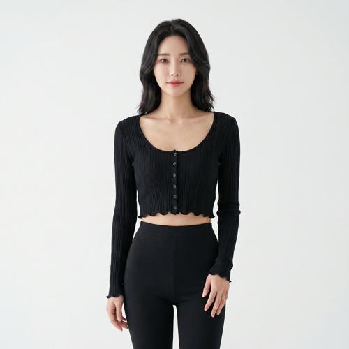 쓰리타임즈 라운드카디건