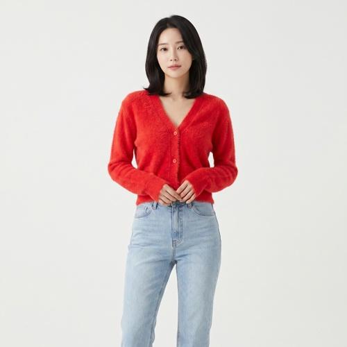 론론 브이넥카디건