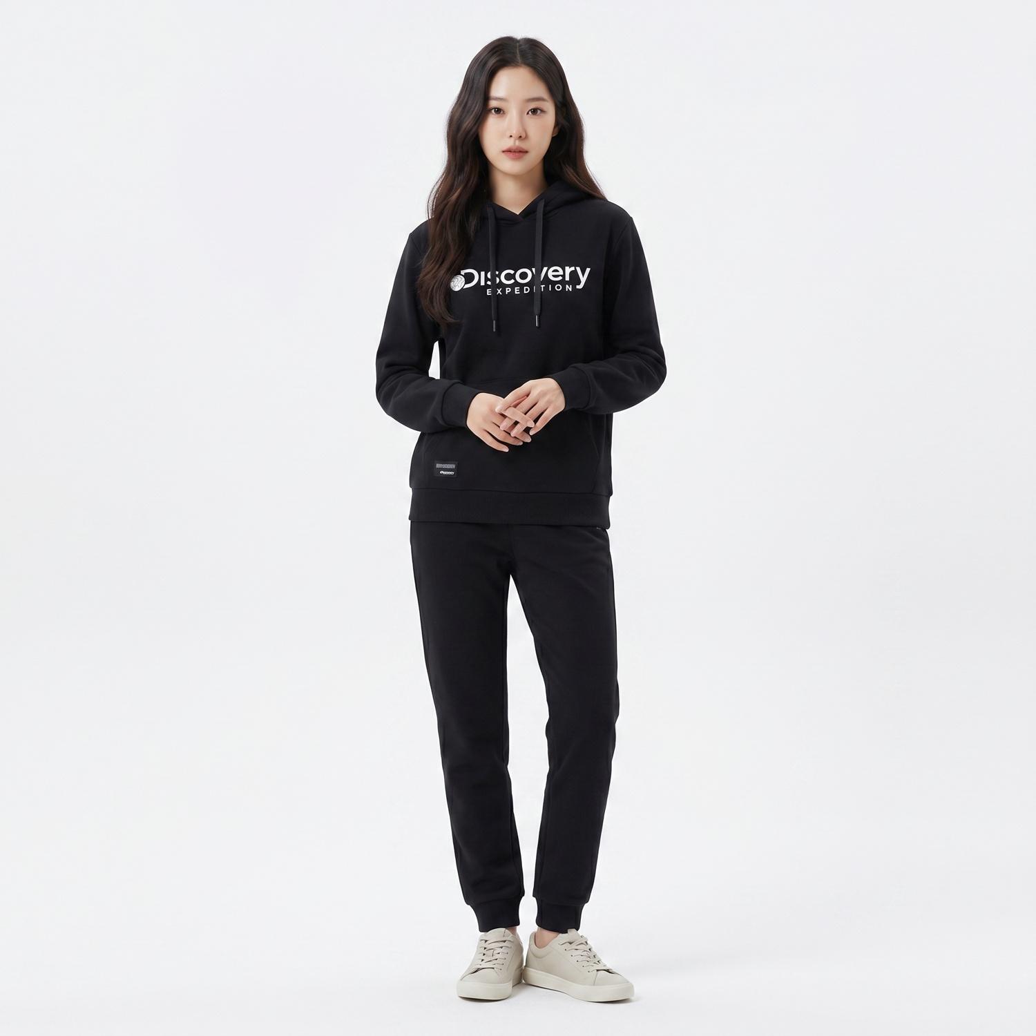 디스커버리 후드티 착용컷