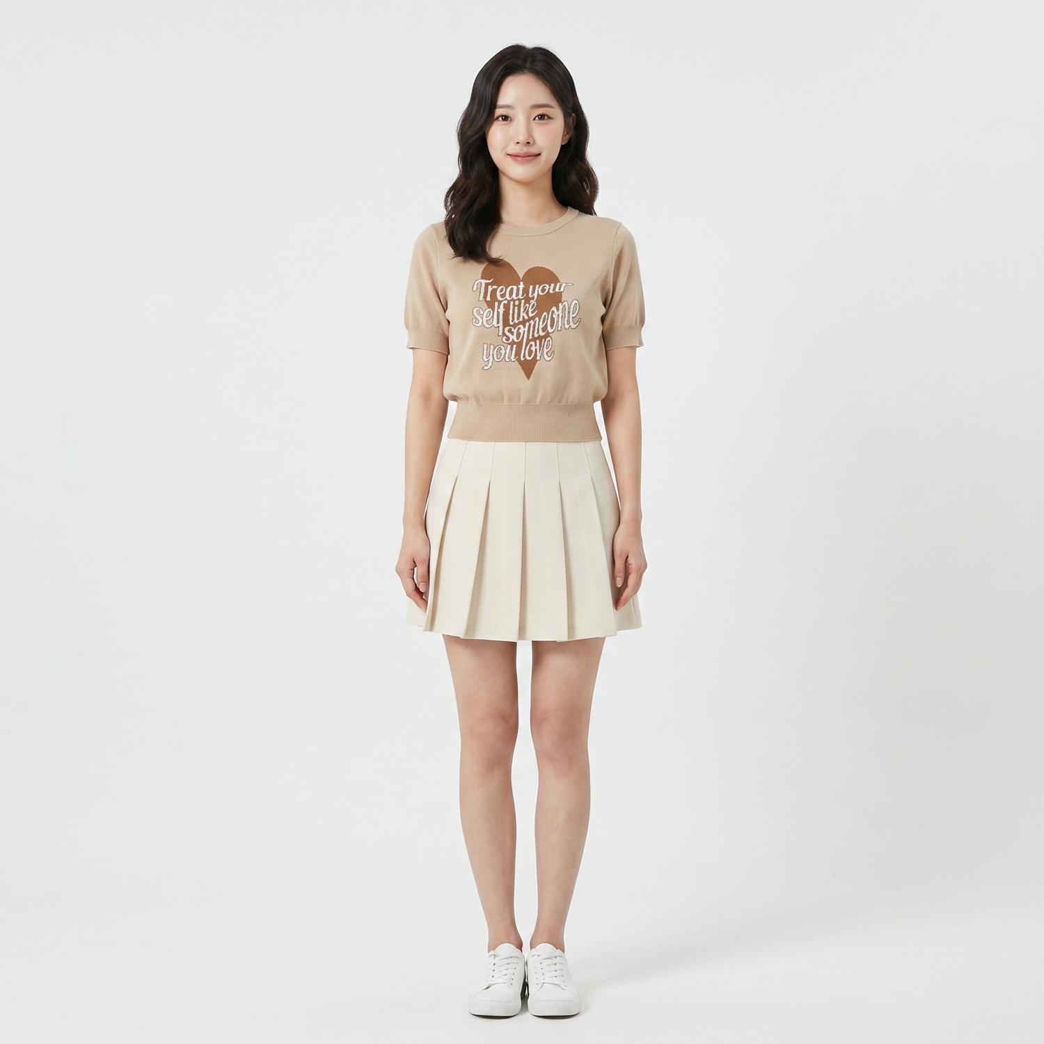 페일제이드 라운드니트 착용컷
