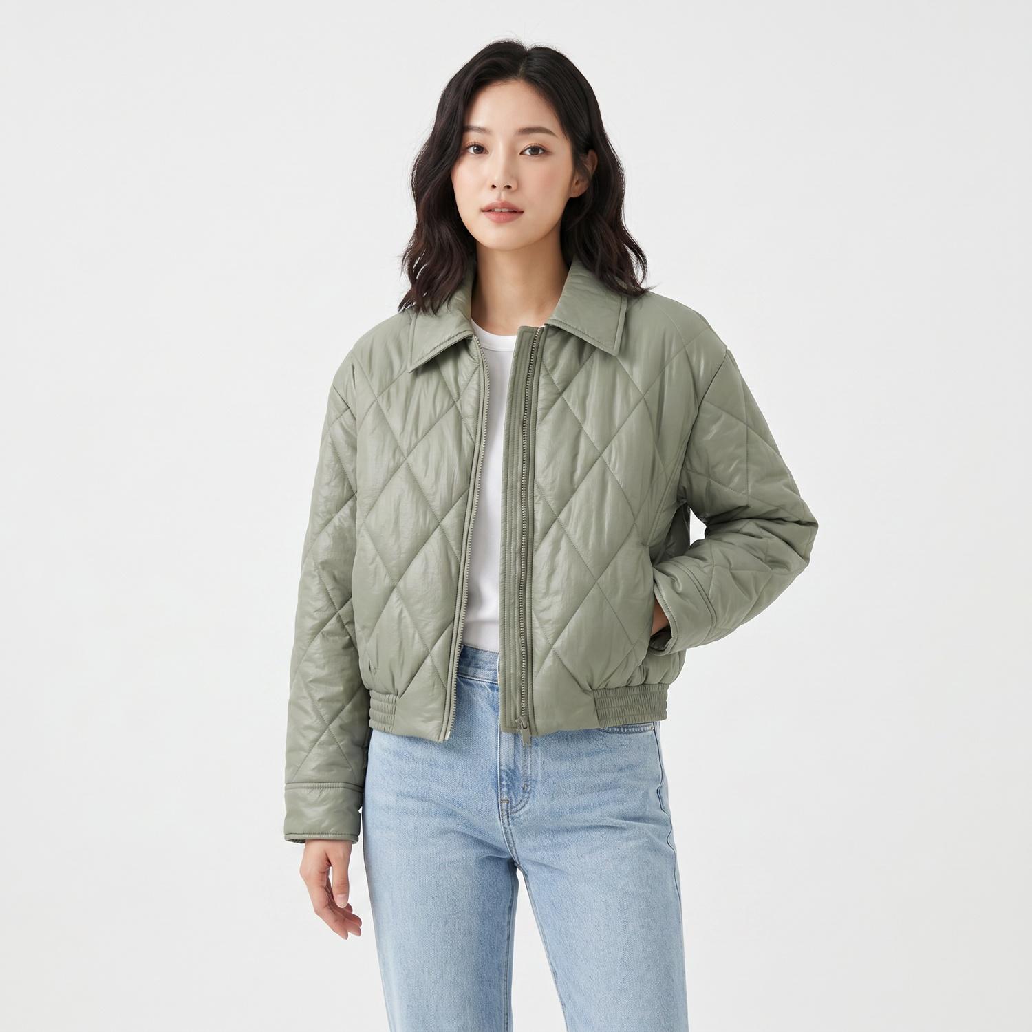 미쏘 패딩점퍼 착용컷