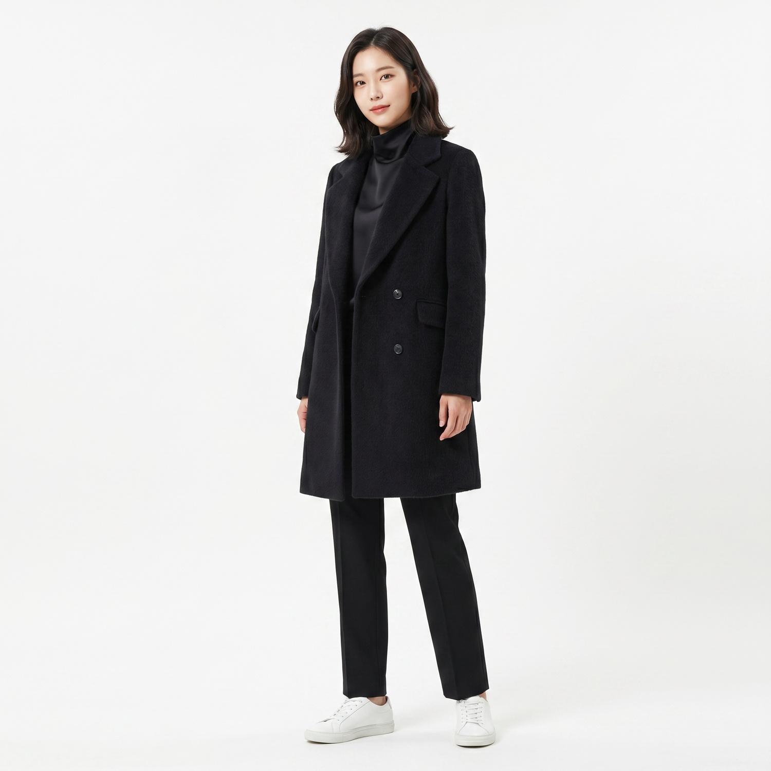 리스트 싱글코트 착용컷