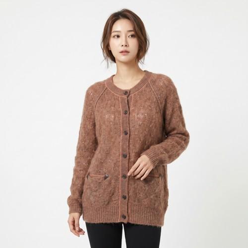 질바이질스튜어트 라운드카디건