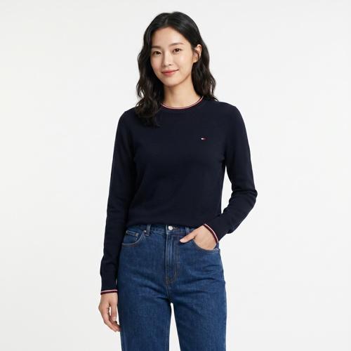 타미힐피거 라운드니트