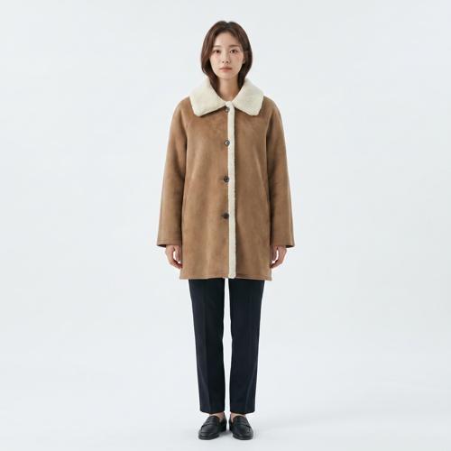 비뮤즈 무스탕코트