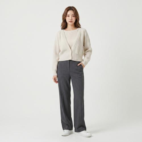 온앤온 브이넥카디건