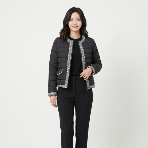 지컷 패딩점퍼