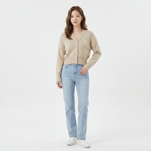 로라로라 브이넥카디건