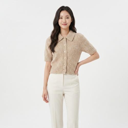 코스 칼라카디건