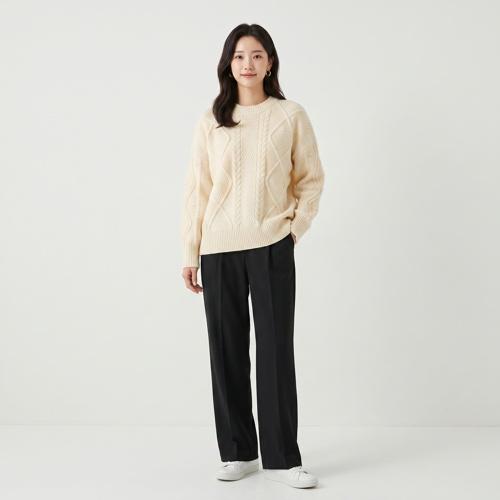 온앤온 라운드니트