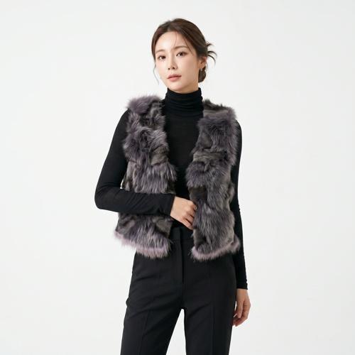 지컷 퍼조끼