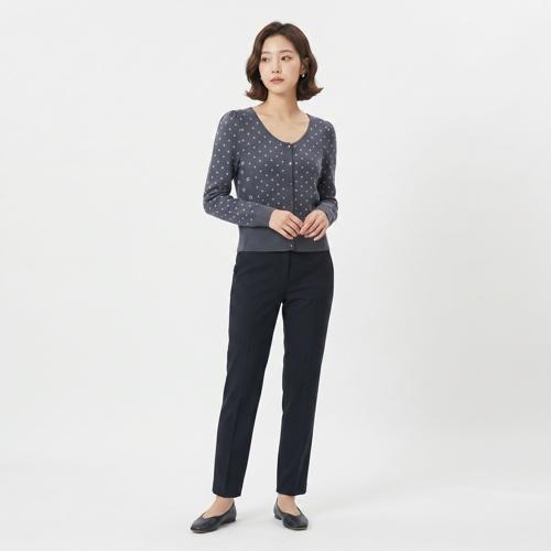 마인 브이넥카디건