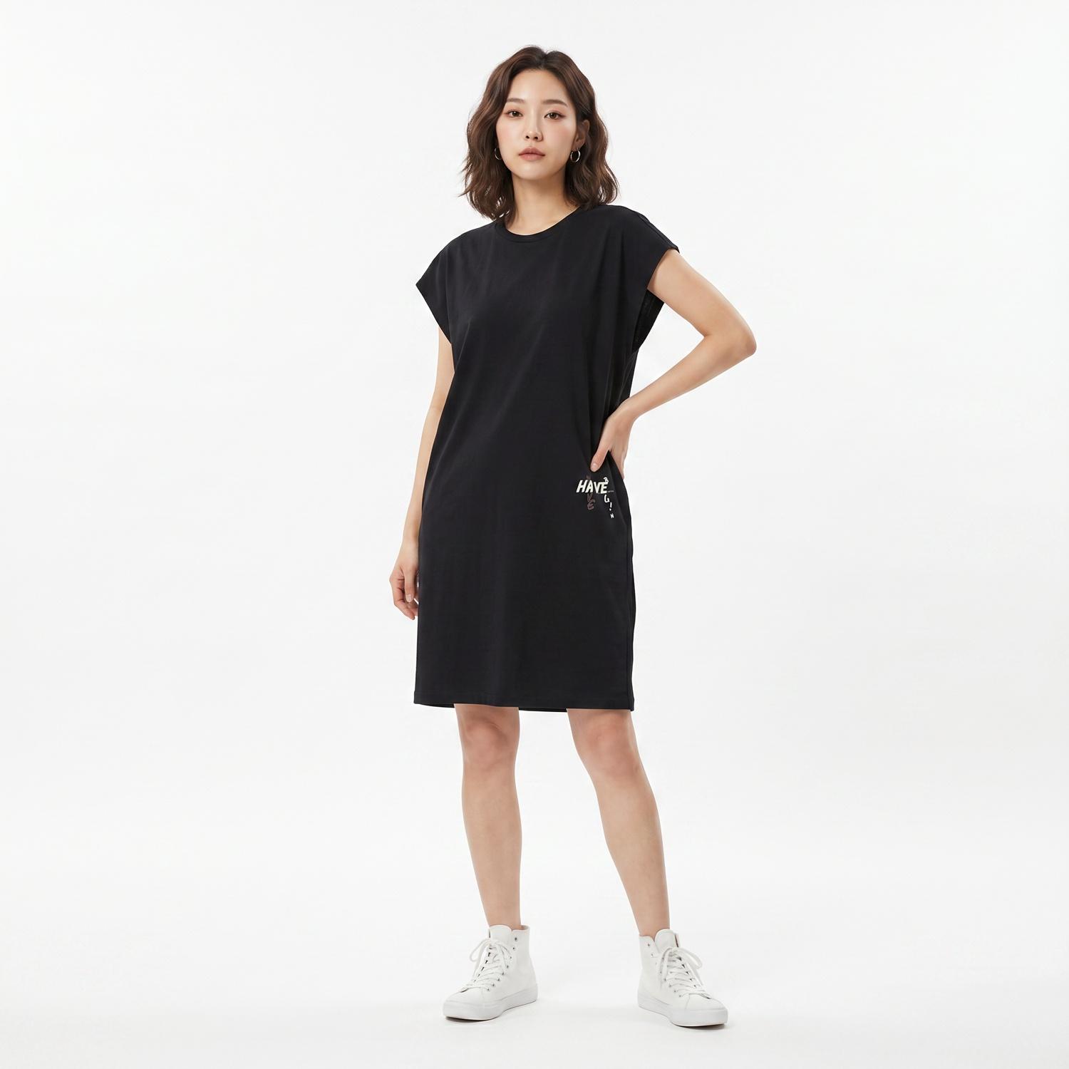 보브 미디원피스 착용컷