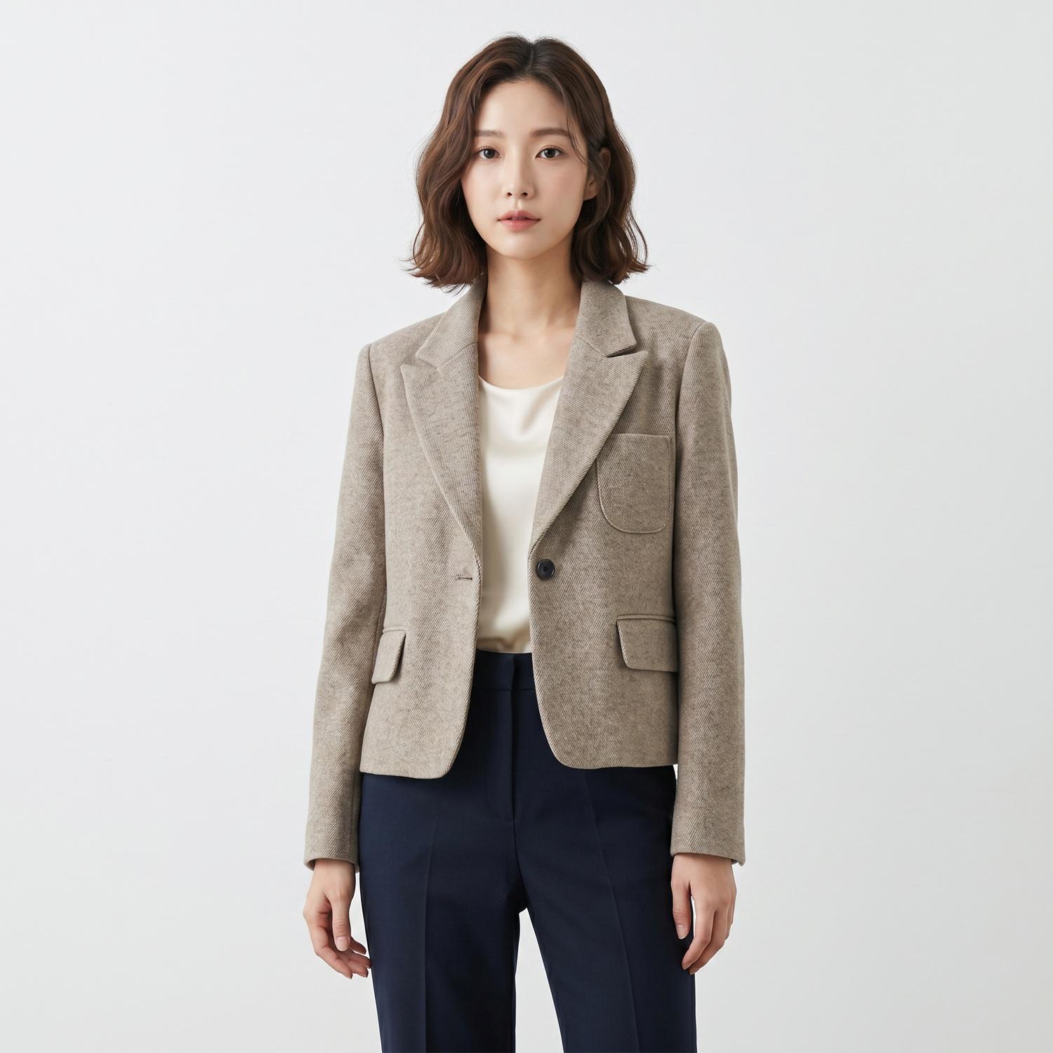 미쏘 싱글재킷 착용컷