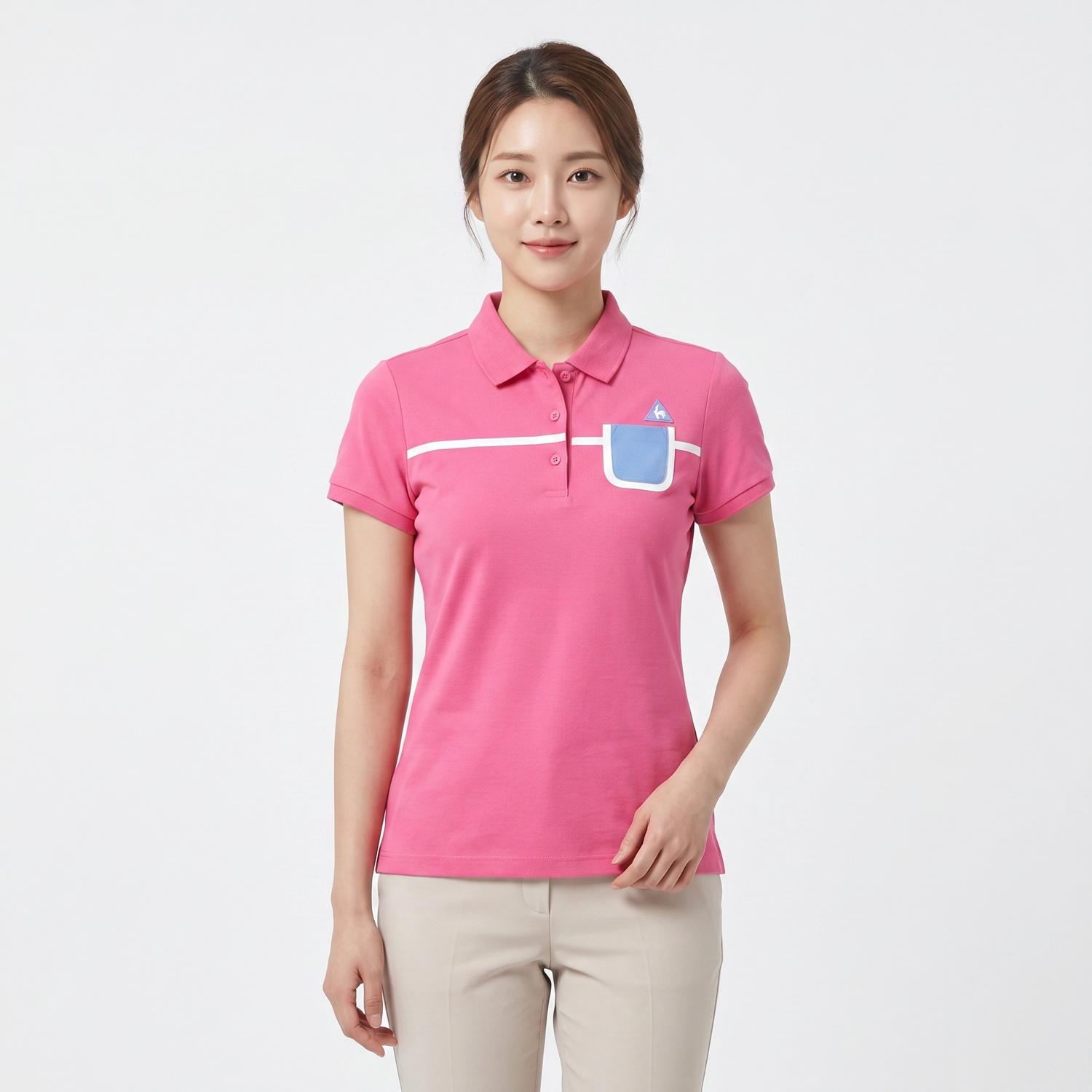 르꼬끄 스포르티프 반팔티셔츠 착용컷