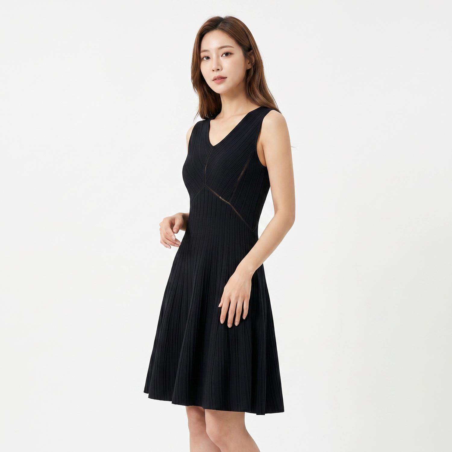 타임 미디원피스 착용컷
