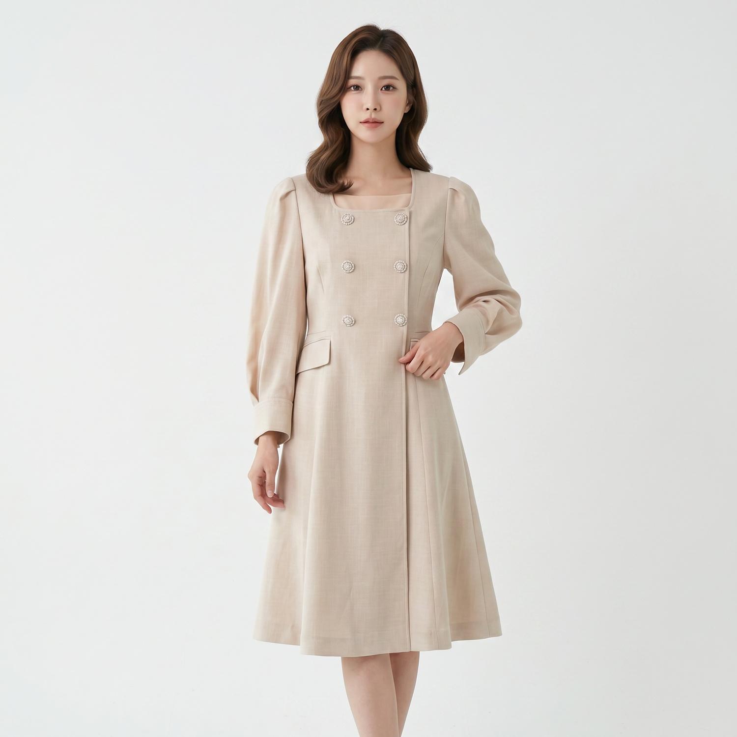 케네스 레이디 미디원피스 착용컷