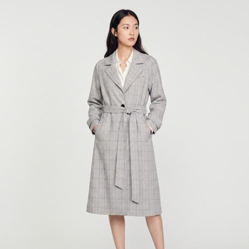 산드로 트렌치코트