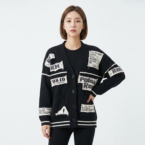 르니앤맥코이 브이넥카디건