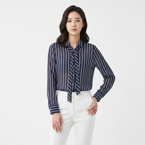 헤지스 블라우스