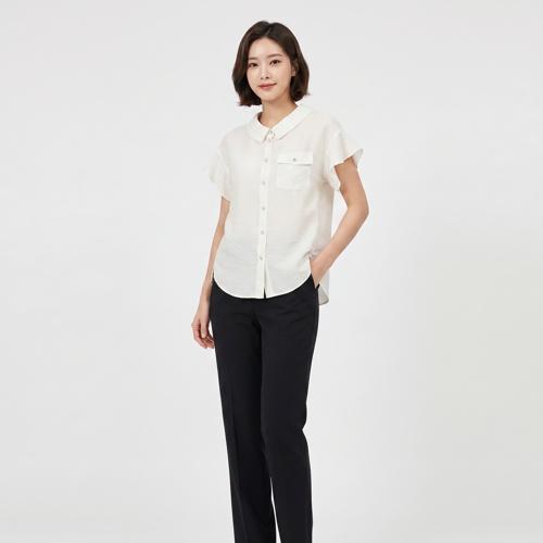 레니본 블라우스