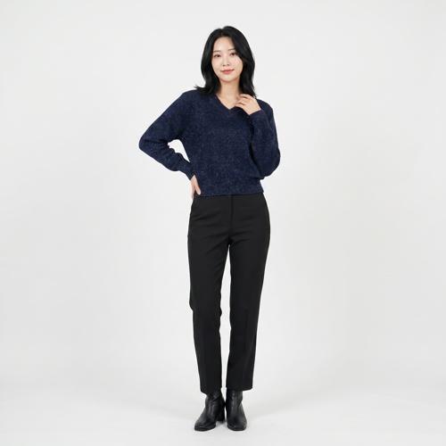 오브제 브이넥니트