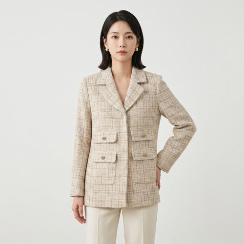 온앤온 트위드재킷