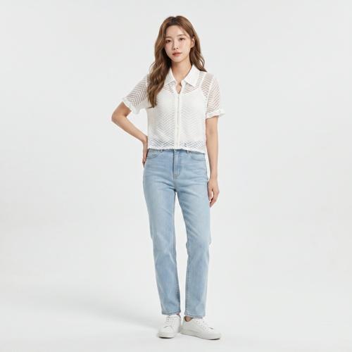 패브릭컬러지 블라우스