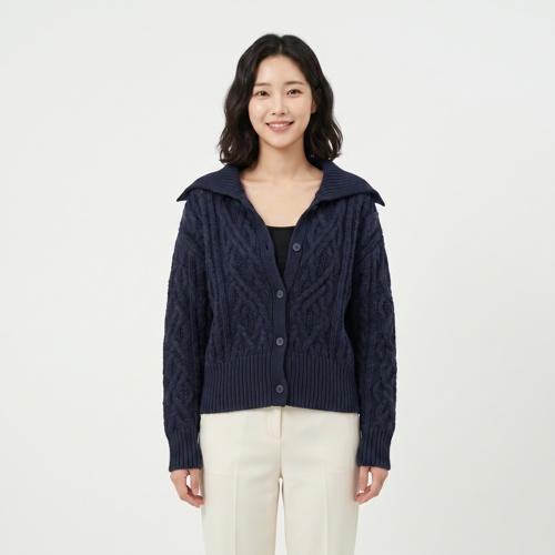 몽돌 칼라카디건