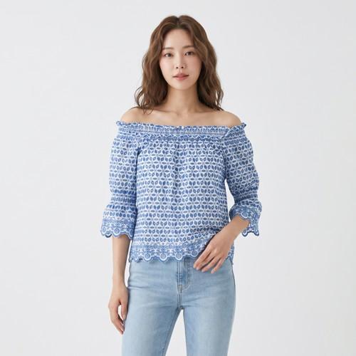 베네통 블라우스