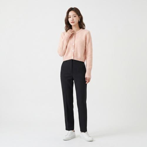 르네제이 라운드카디건