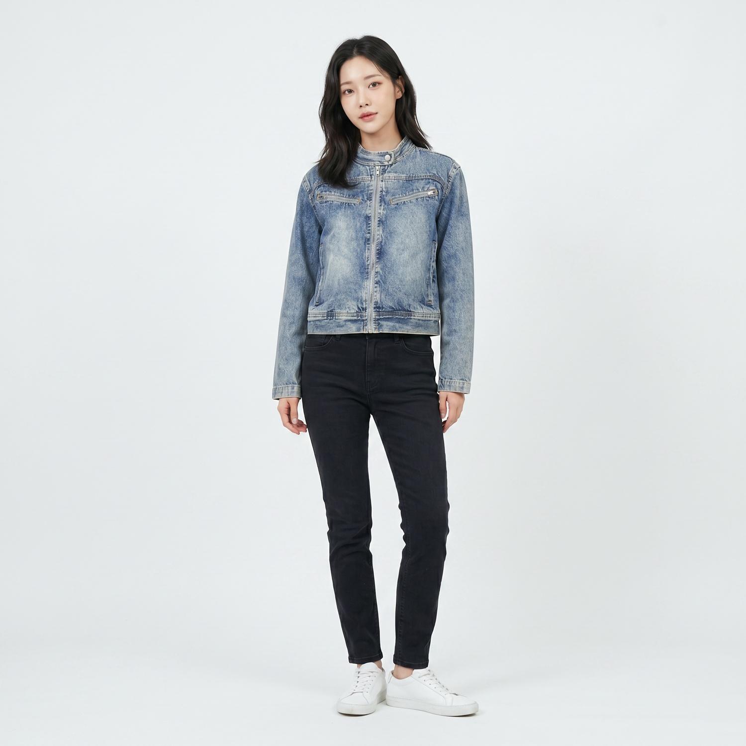 밀로 아카이브 라이더재킷 착용컷
