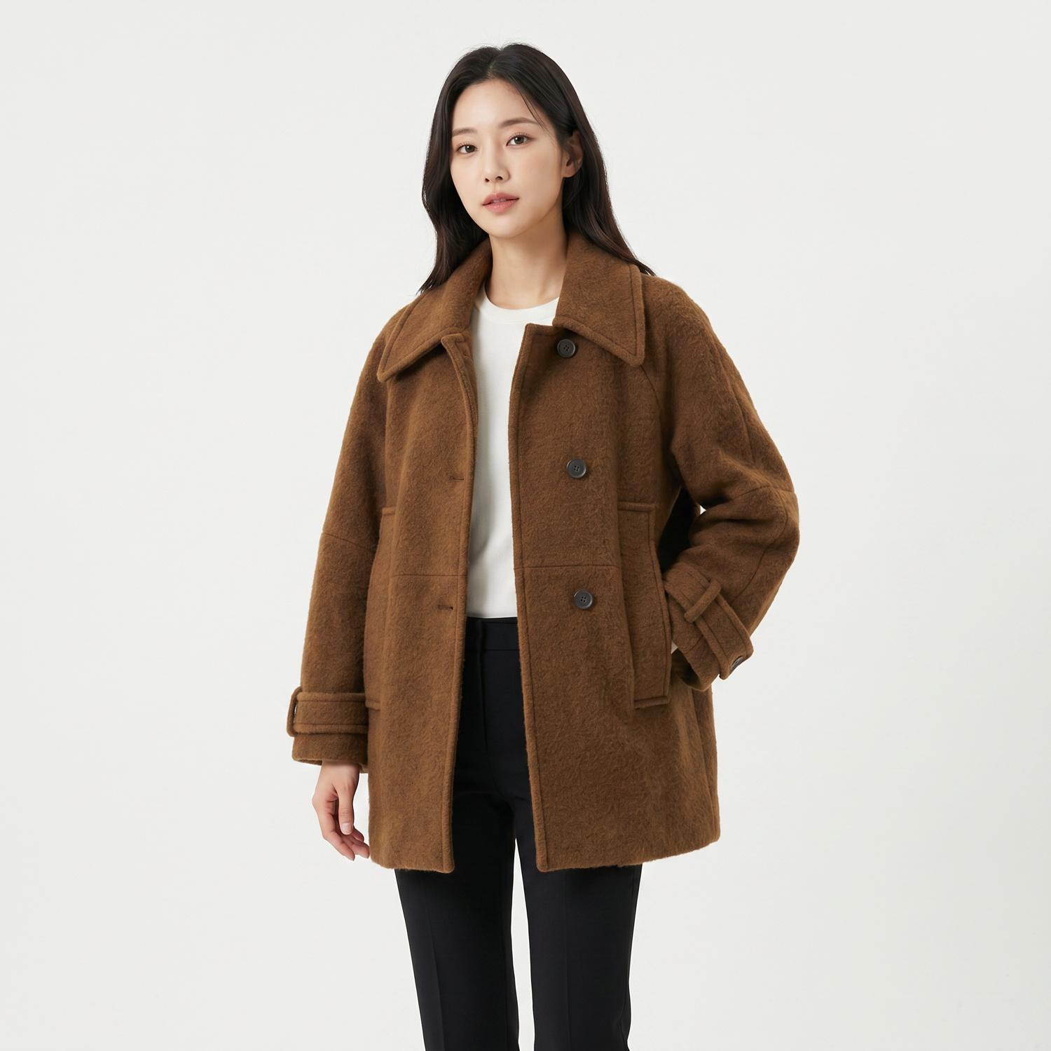 메종마레 싱글코트 착용컷