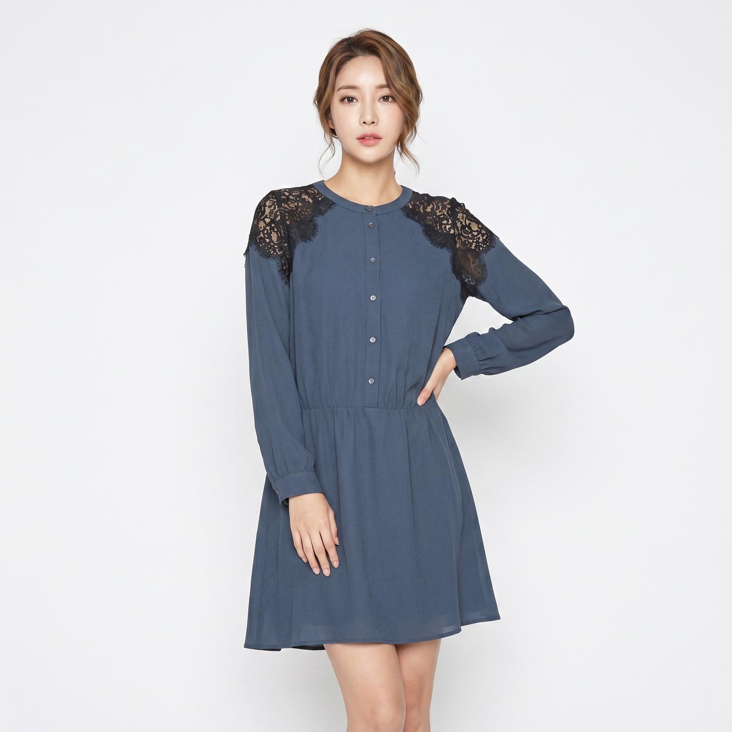 마쥬 미디원피스 착용컷
