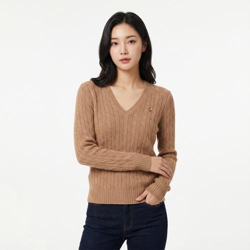 랄프 로렌 스포츠 브이넥니트