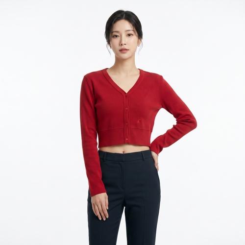엘이이와이 브이넥카디건