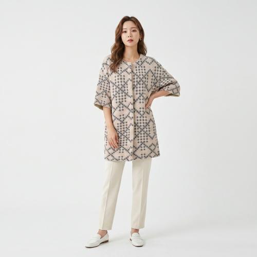 오즈세컨 라운드카디건