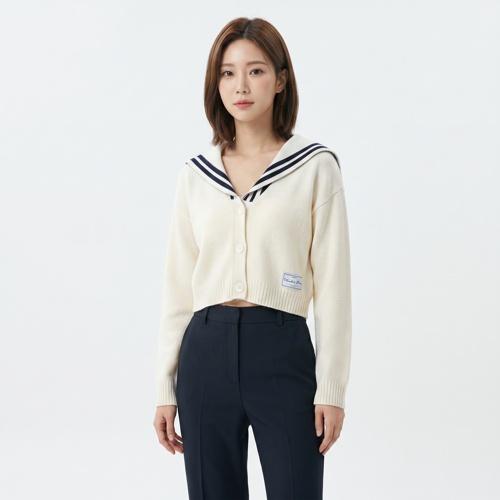 해바이해킴 칼라카디건