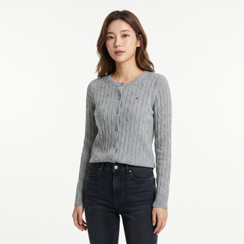 타미힐피거 라운드카디건