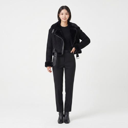 콜릿 무스탕재킷