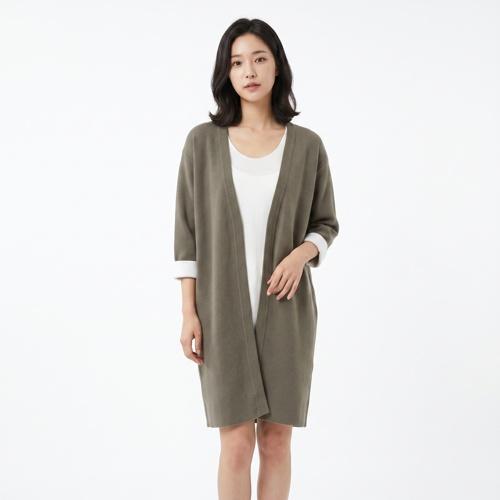 이로 숄카디건