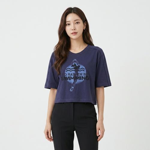 믹스매치레이어 반팔티셔츠