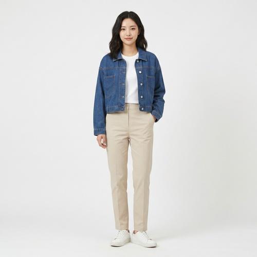 미쏘 데님재킷