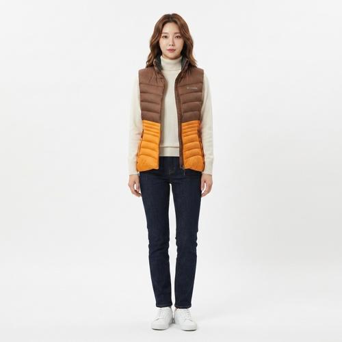 컬럼비아 패딩조끼