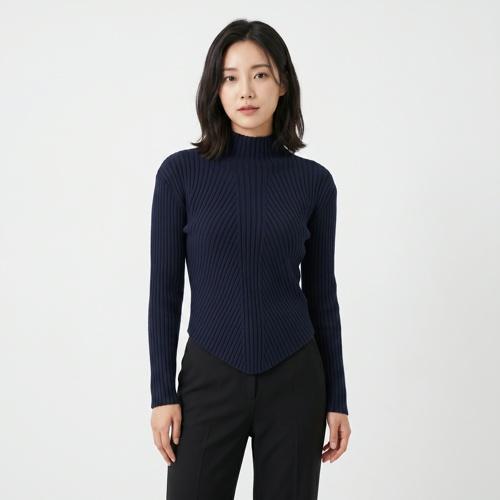 로우 클래식 라운드니트
