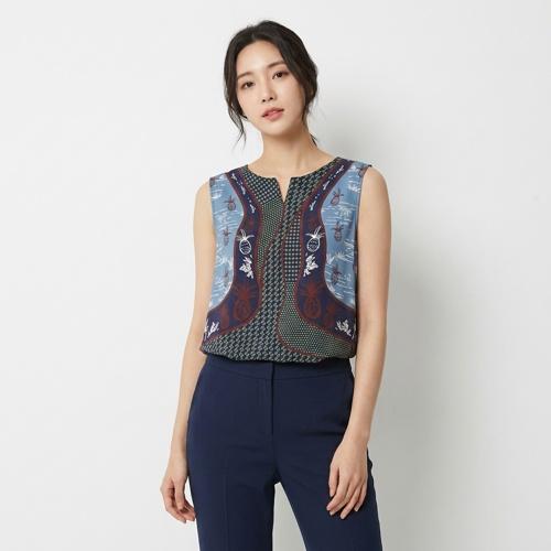 베네통 블라우스