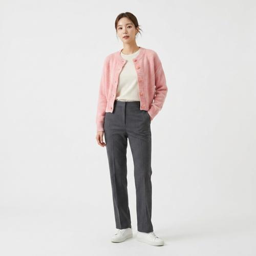 오아이오아이 라운드카디건