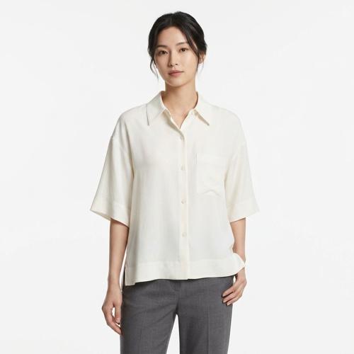 띠어리 블라우스