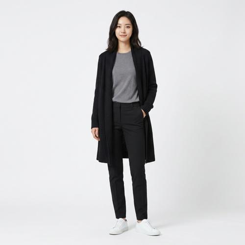 구호 숄카디건