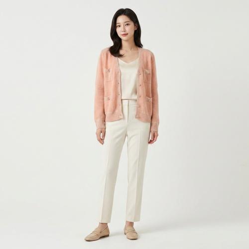 주크 브이넥카디건
